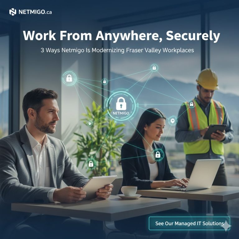 Work from anywhere solution provided by Netmigo